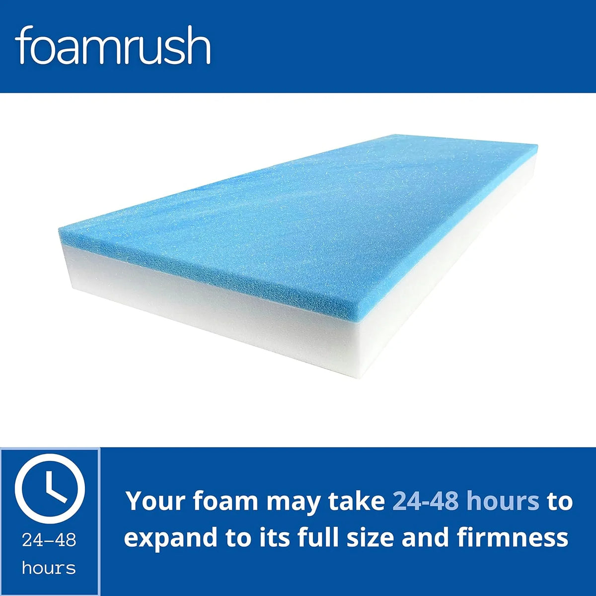 Cool Gel Memory Foam Bench Cushion Replacement Medium Firm J60837