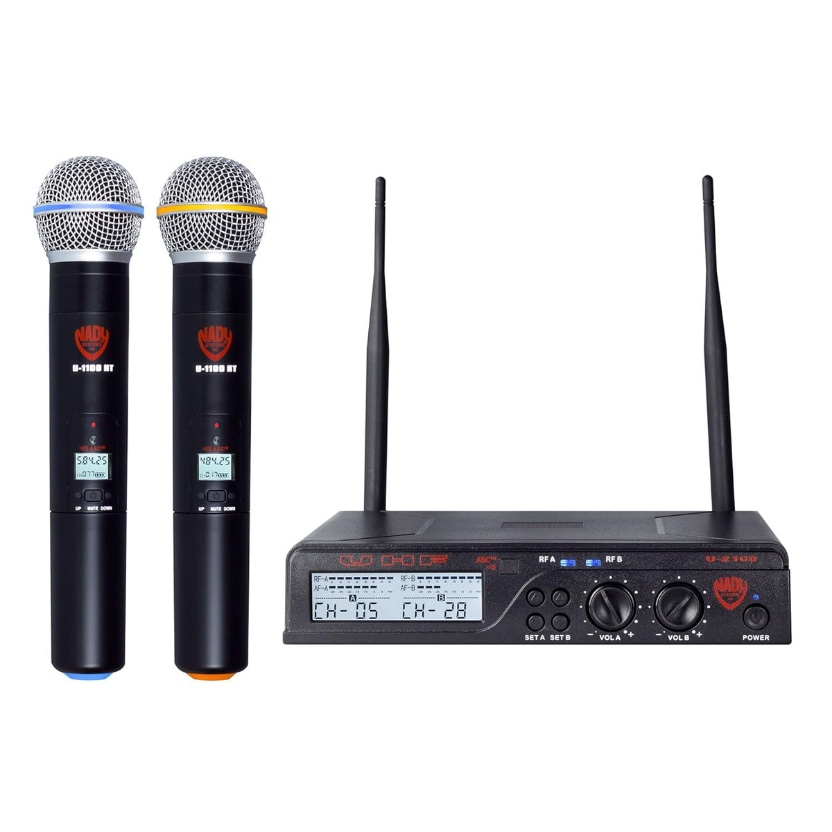 UHF Wireless Lavalier Microphone and Instrument/Guitar System L84741
