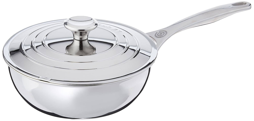 2 Quart Stainless Steel Saucier Pan with Lid C73018