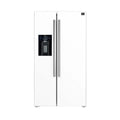 White Side-By-Side Refrigerator with Water and Ice Dispenser N1200