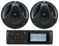 Marine Bluetooth Receiver Radio with 2 Speakers D5416