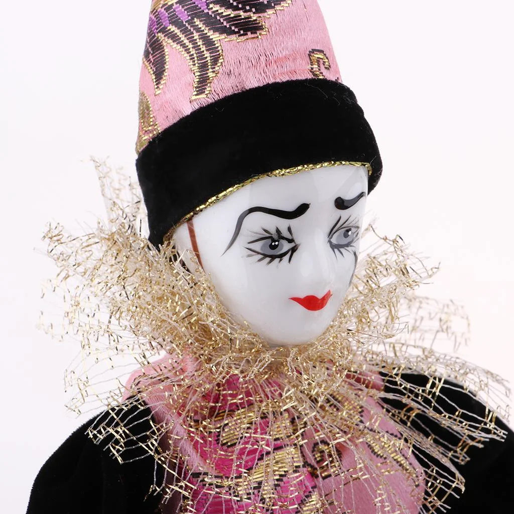 9 Inch Porcelain Doll Pink E132