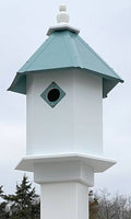 Verdigris Bird House F22294