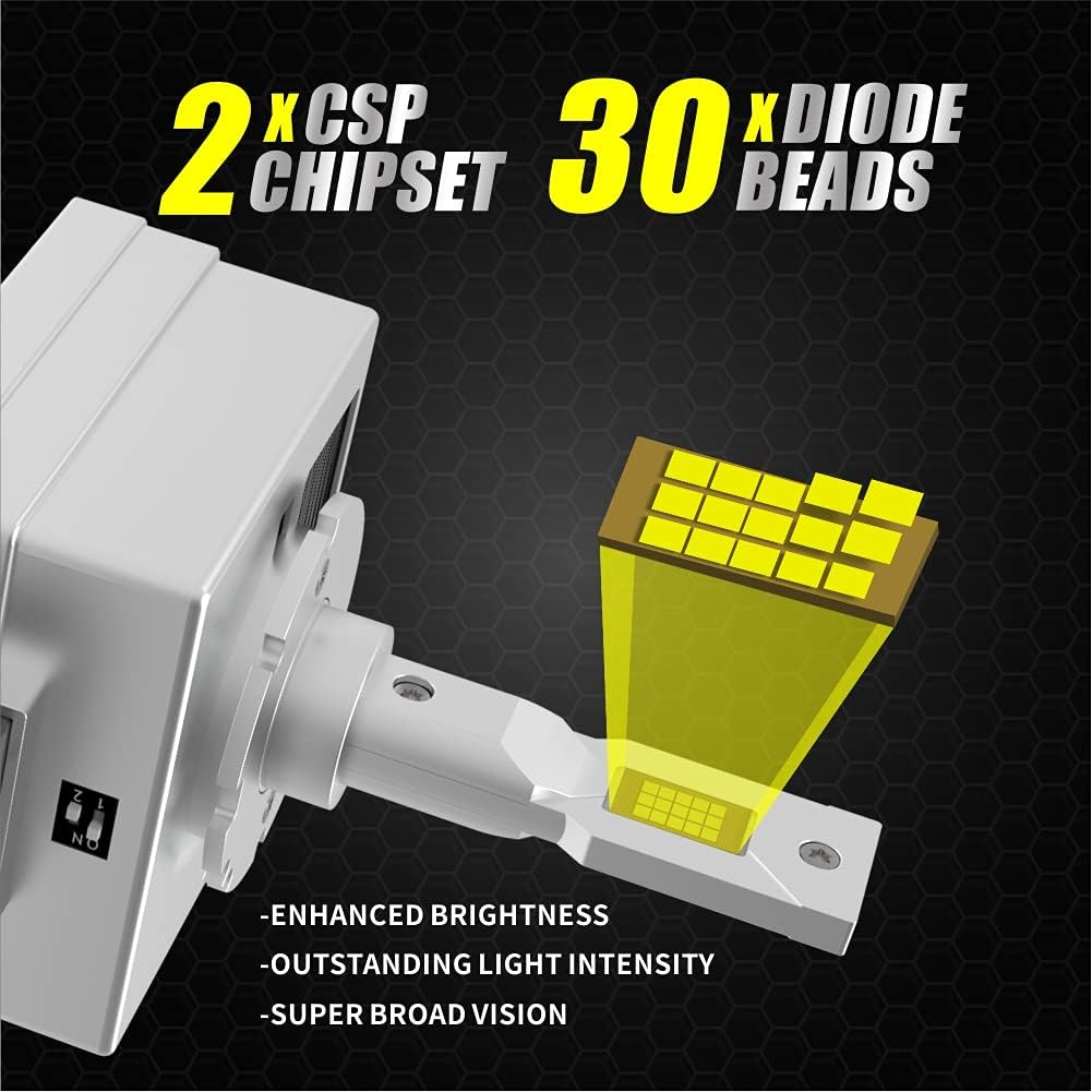 D1S LED Headlight Bulb 6000K White 35W 2 Pack M1437