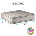 King Size Plush Eurotop Mattress with Mattress Cover I5830