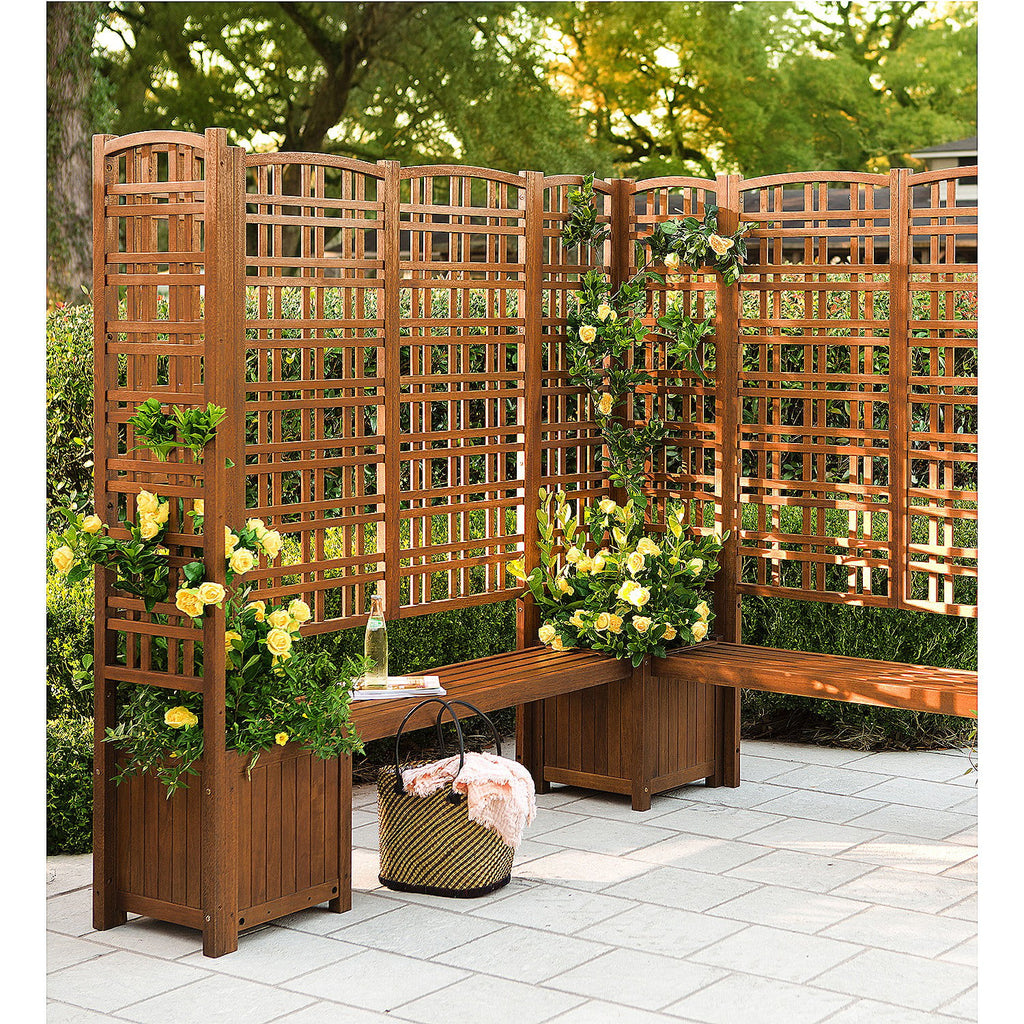 Large Outdoor Eucalyptus Privacy Trellis U533