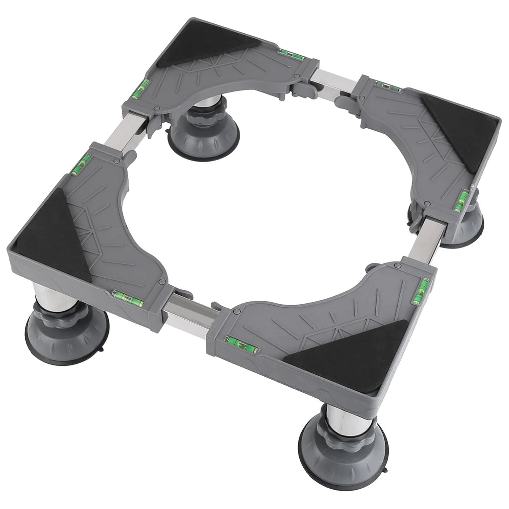 Adjustable Refrigerator Stand with 4 Suction Feet Black Z906