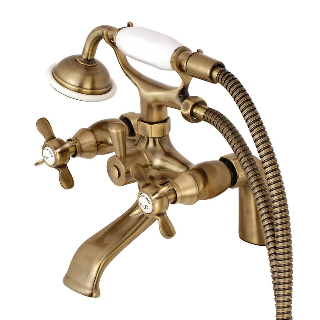 Chrome Clawfoot Tub Filler with Hand Shower D54769