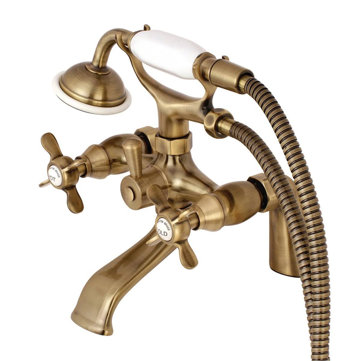 Chrome Clawfoot Tub Filler with Hand Shower D54769