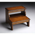 Olive Ash Burl Step Stool F535851