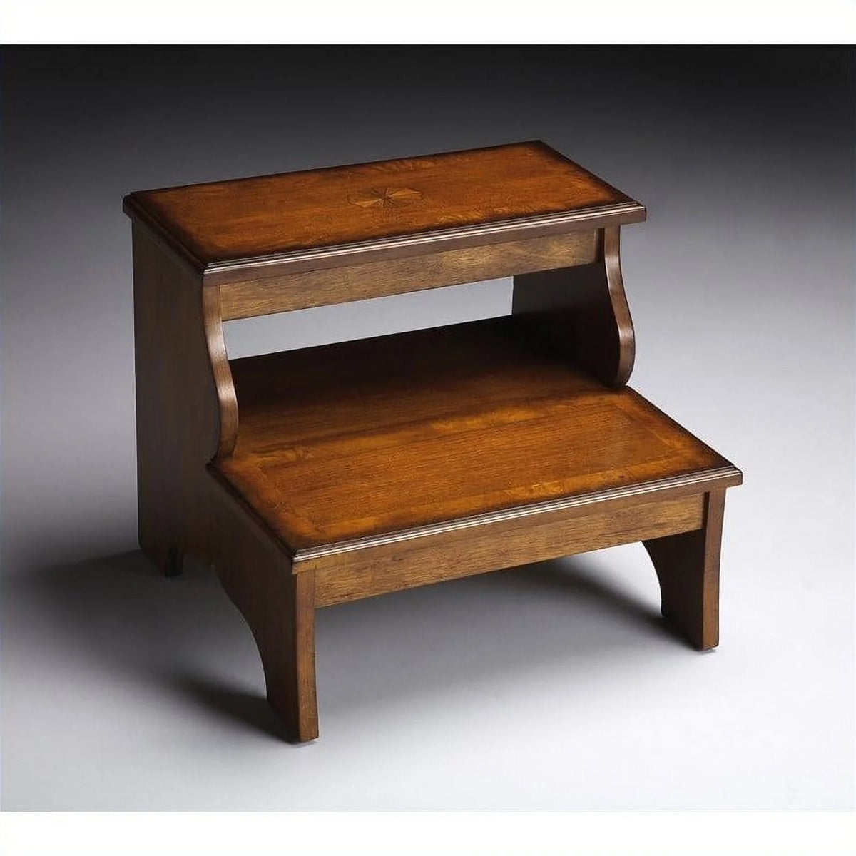 Olive Ash Burl Step Stool F535851