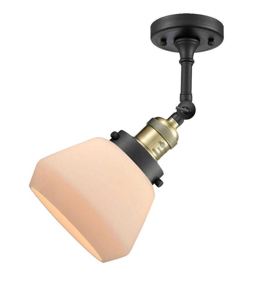 Satin Gold Semi-Flush Mount Light B685