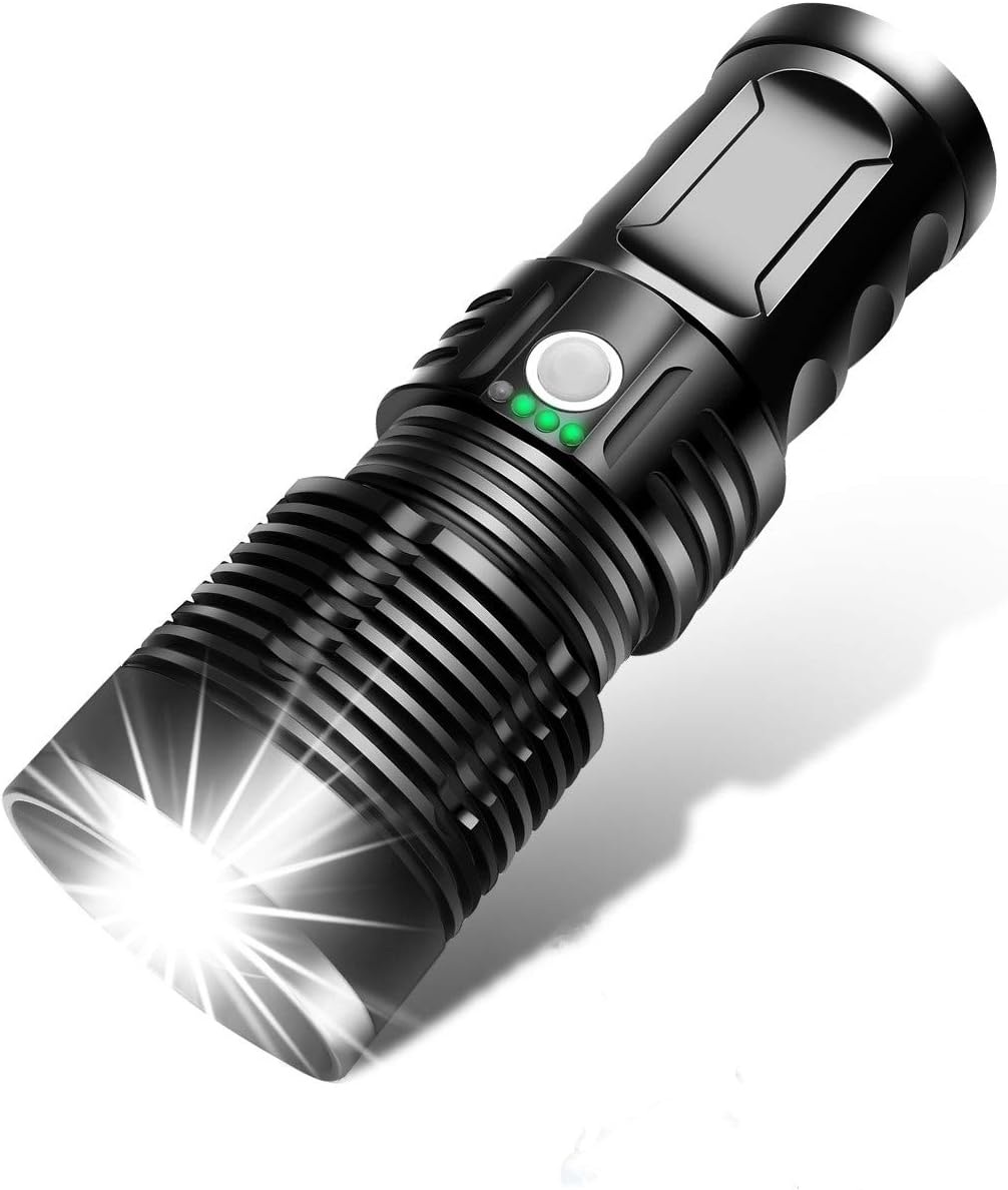 90000 Lumen Waterproof LED Rechargeable Flashlight O175