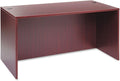 Mahogany Straight Desk Shell N43900