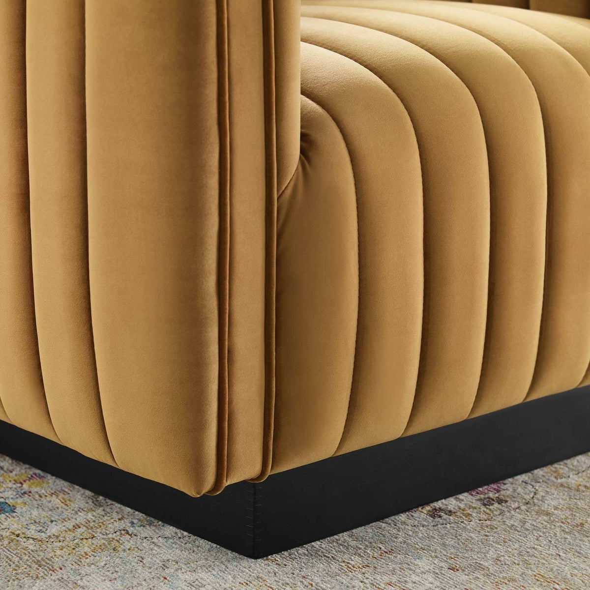 Emerald Performance Velvet Accent Armchair E571