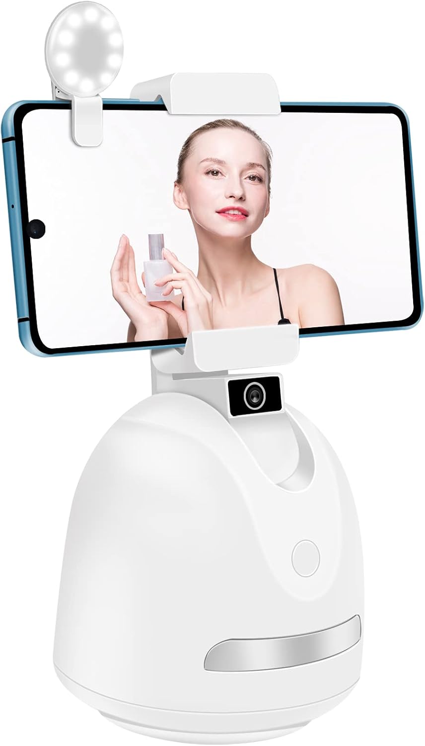 Smart Tracking Phone Holder with Selfie Light L5021