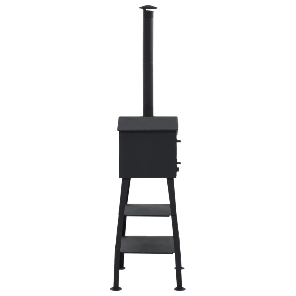 Charcoal Fired Outdoor Pizza Oven with 2 Fireclay Stones S5295
