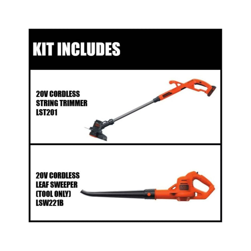 20V MAX Cordless String Trimmer and Sweeper Combo Kit T666817