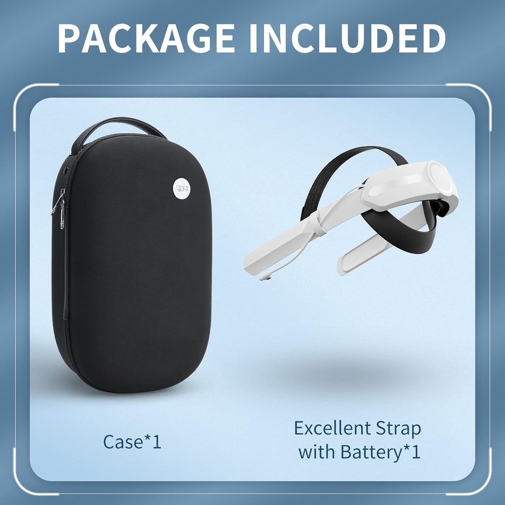 Elite Strap with Battery and Carrying Case for Oculus Quest 2 - Black M120641