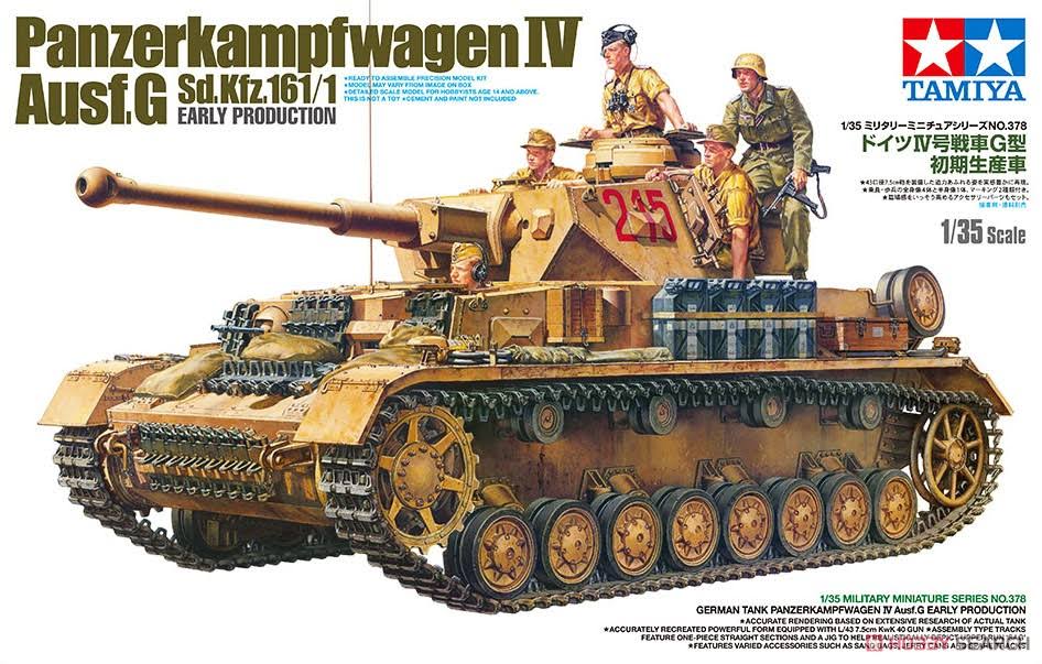 1/35 German Tank Panzer IV Ausf.G Plastic Model Kit O331