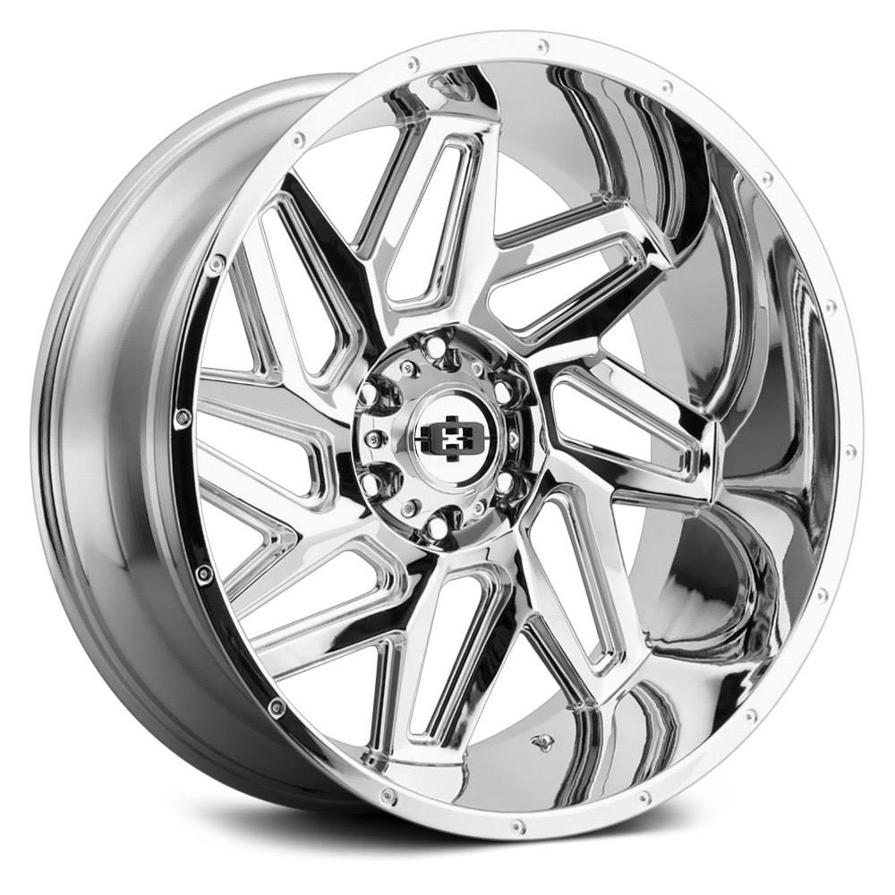 20x10 8x165.1 -25mm Chrome Wheel B867