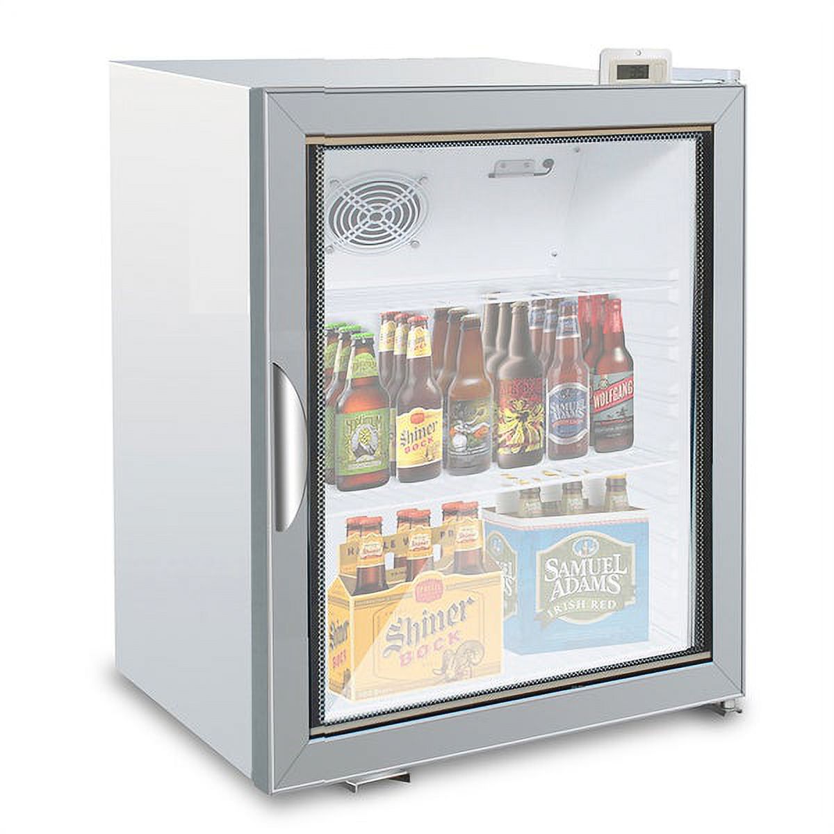 Silver Countertop Merchandiser Refrigerator Q29899