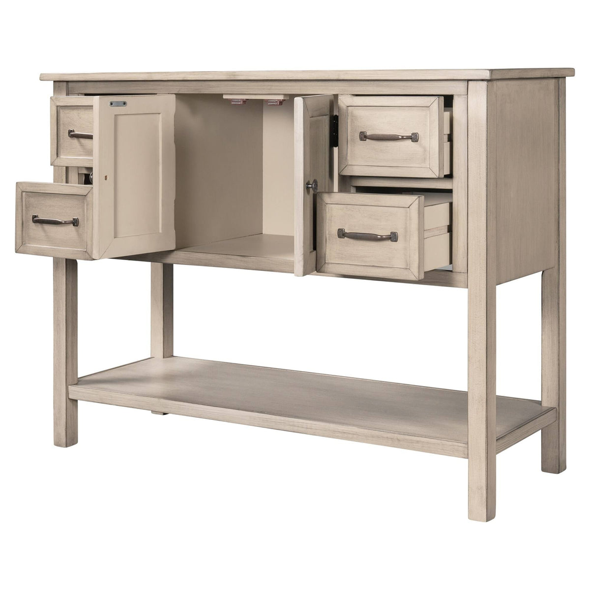 White Console Table L7322