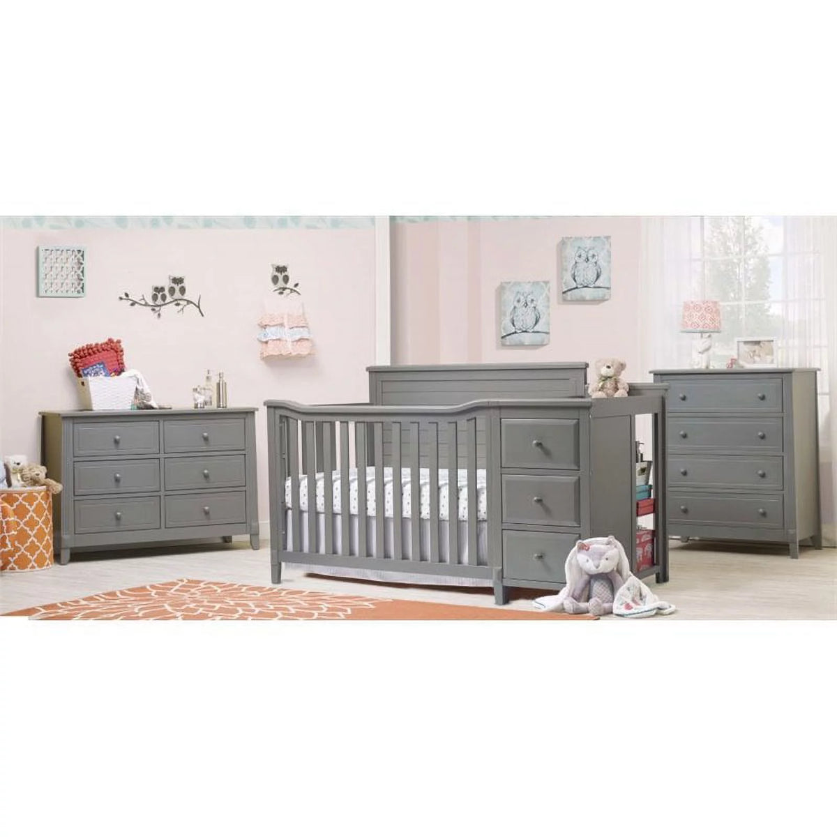 Weathered Gray Crib C72945