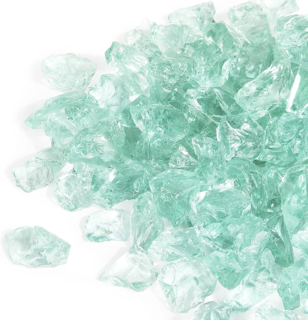 1/2-Inch Aqua Fire Glass G82387