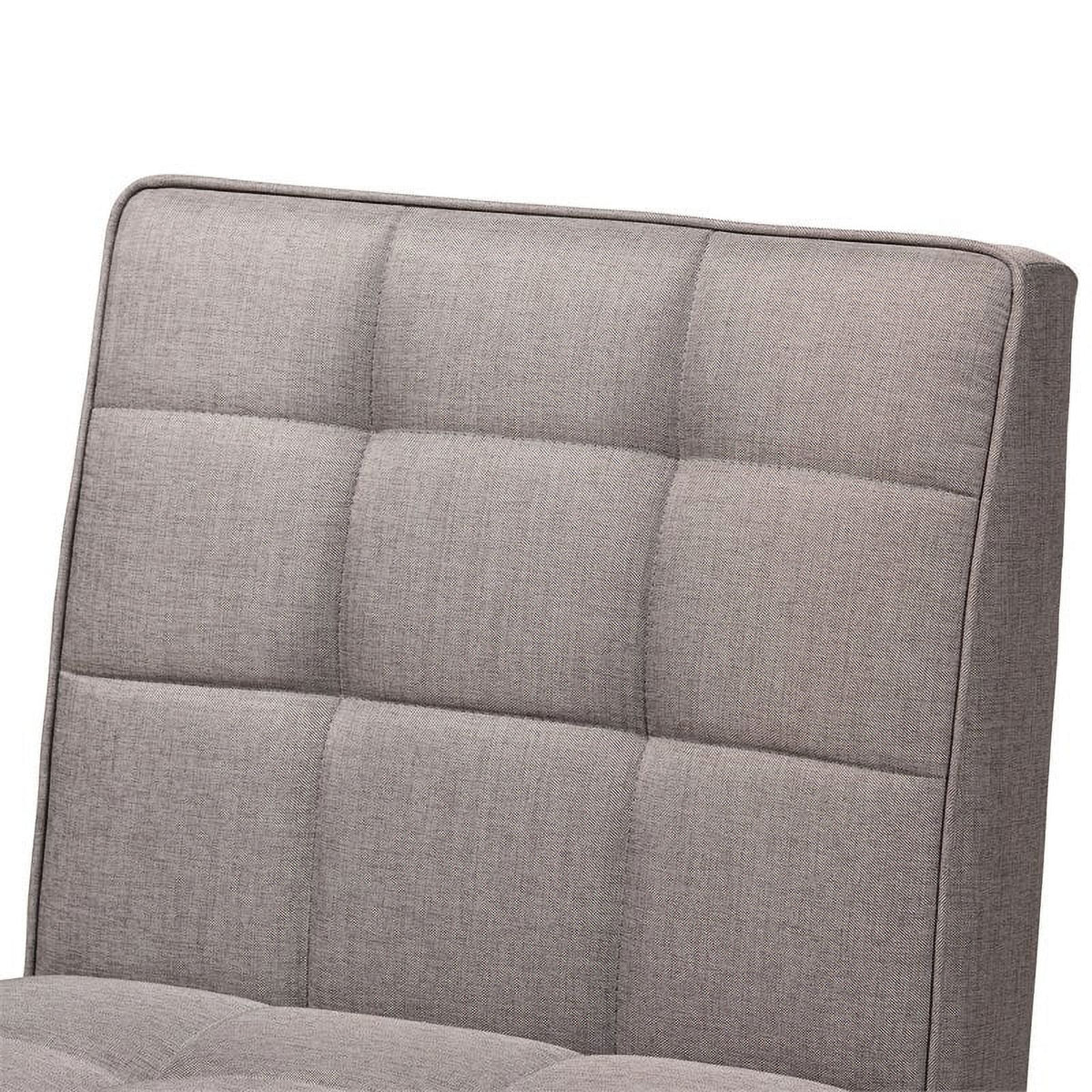 Grey and Walnut Brown Wood Dining Chair T75786