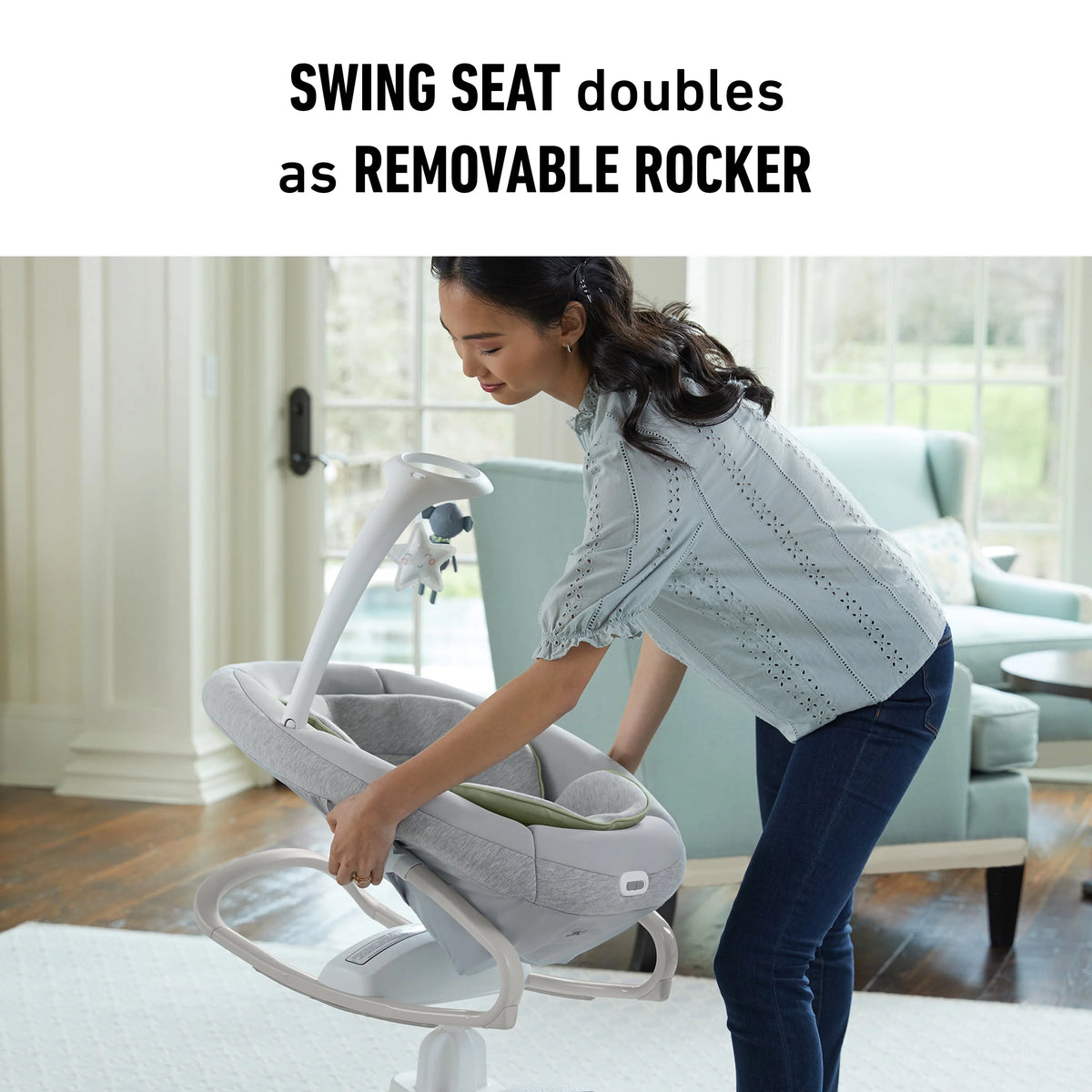 Swing with Removable Rocker Y30067