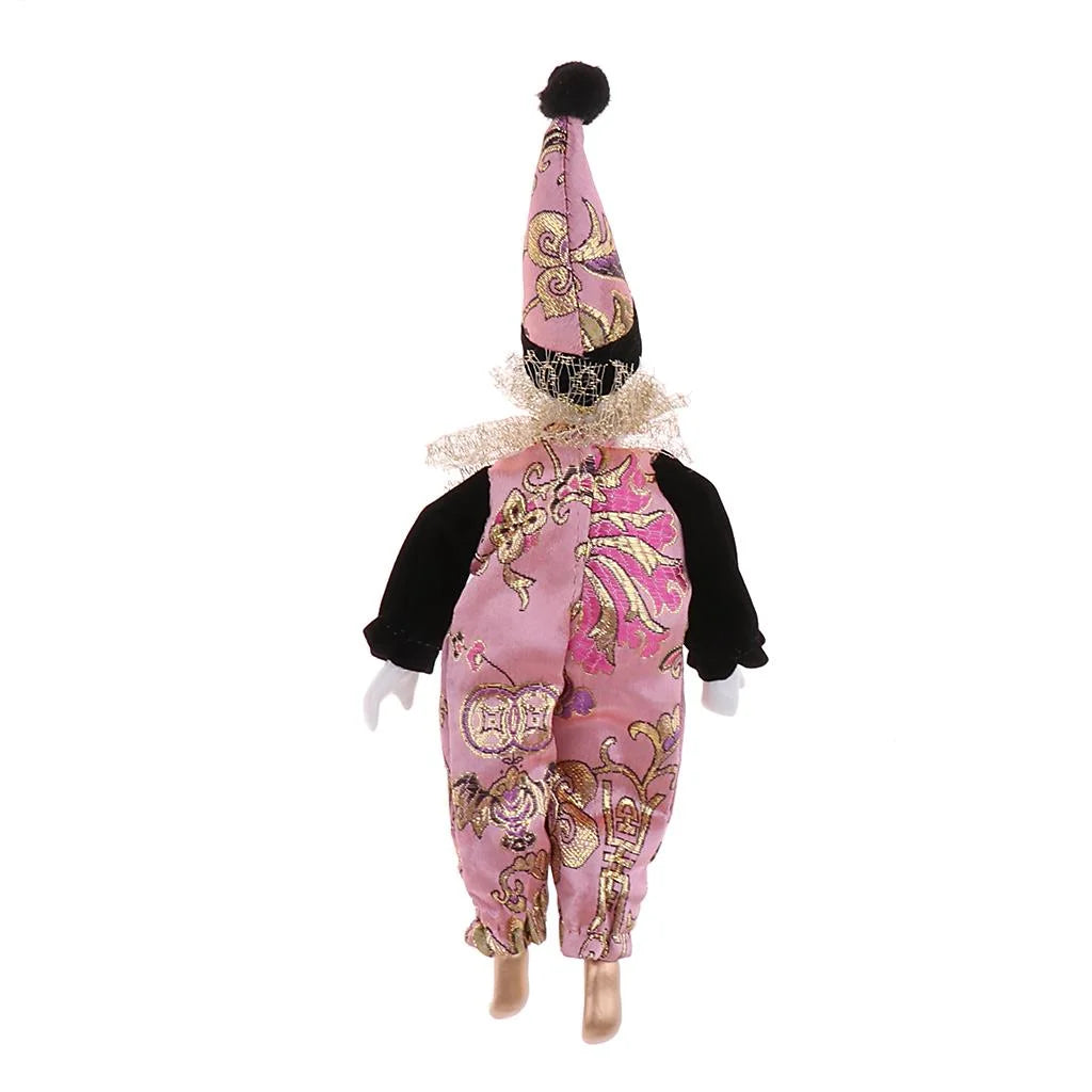 9 Inch Porcelain Doll Pink E132