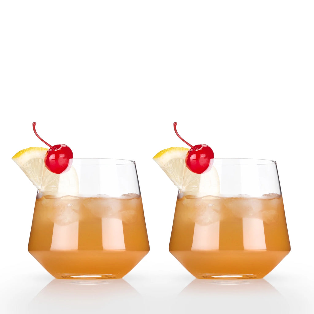 Angled Crystal Tumblers D452