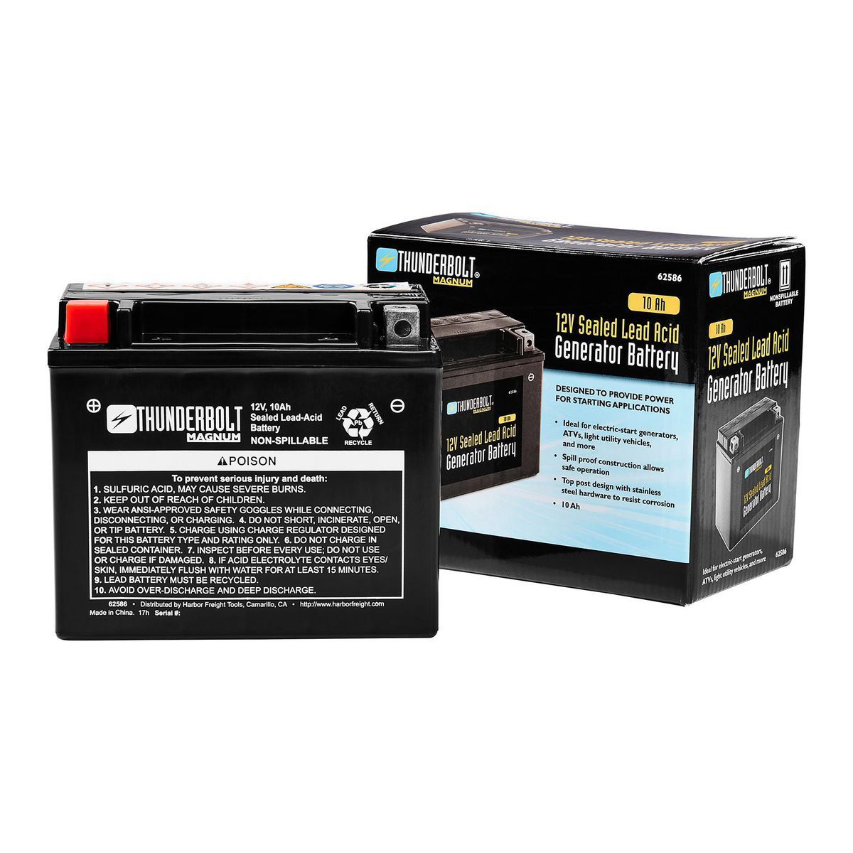 12V 160 CCA AGM Battery T19207