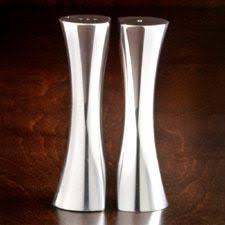 Silver Salt and Pepper Shaker Set of 2 P5234
