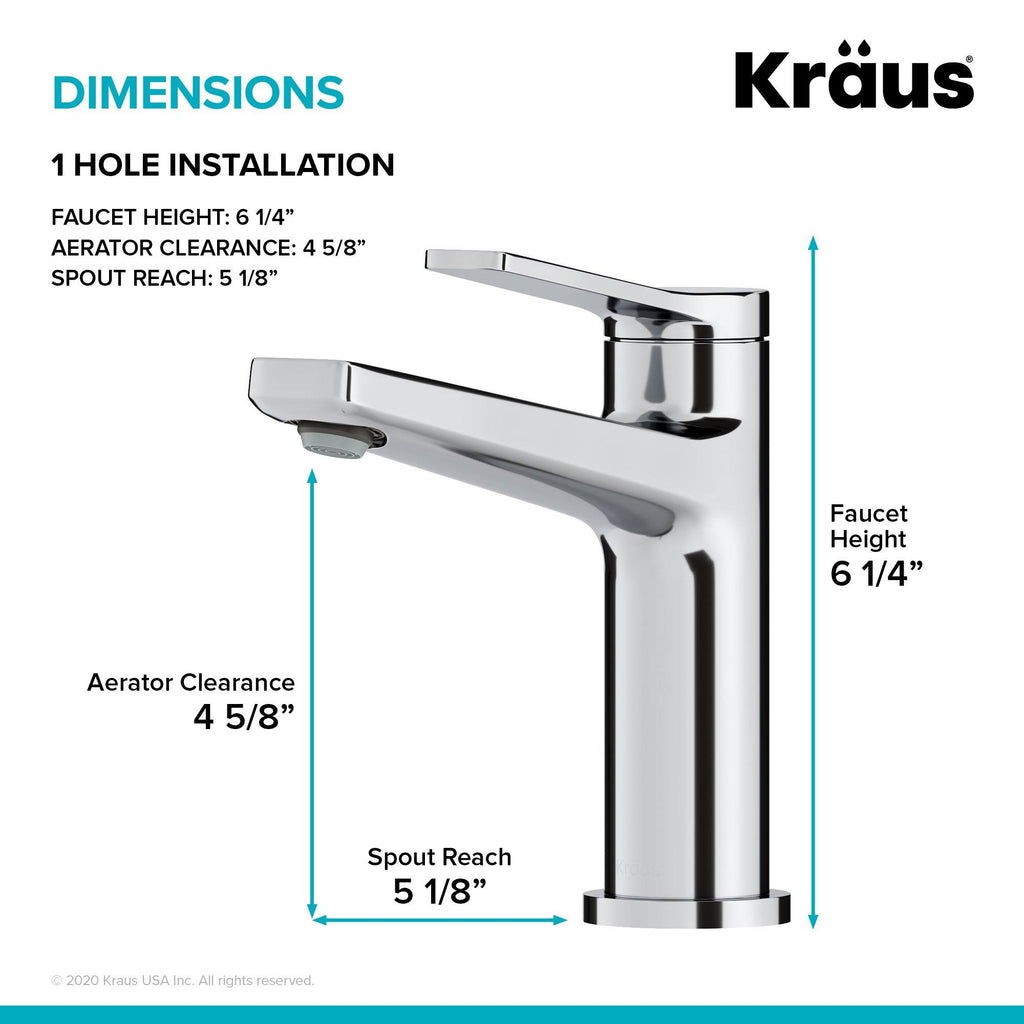 Brushed Gold Single Handle 2-Pack Bathroom Faucet G7194