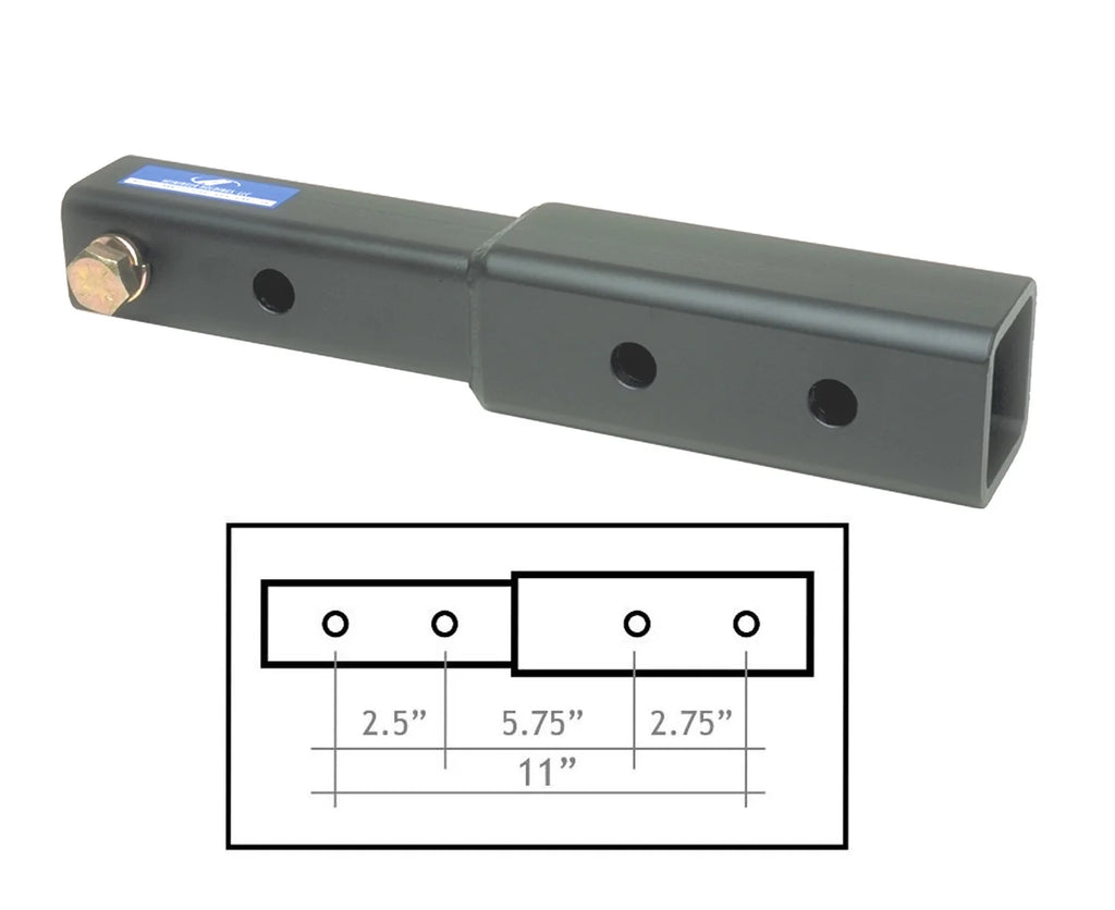 Hitch Extension with Anti-Wobble Device and Hitch Lock K5584