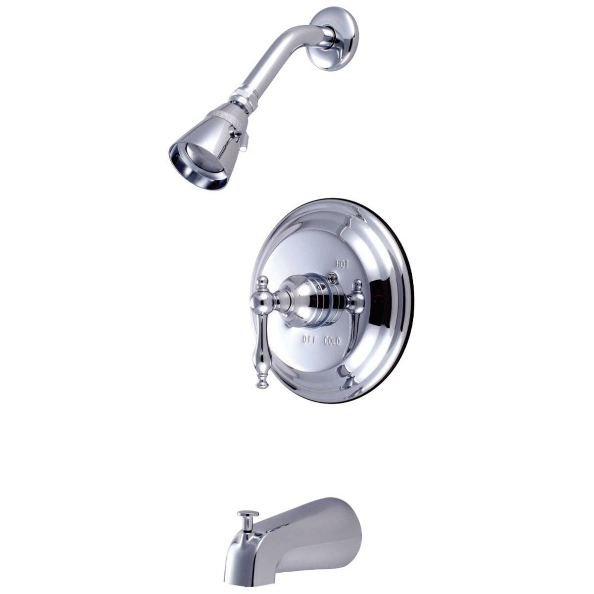 Brushed Nickel Tub and Shower Faucet L616931