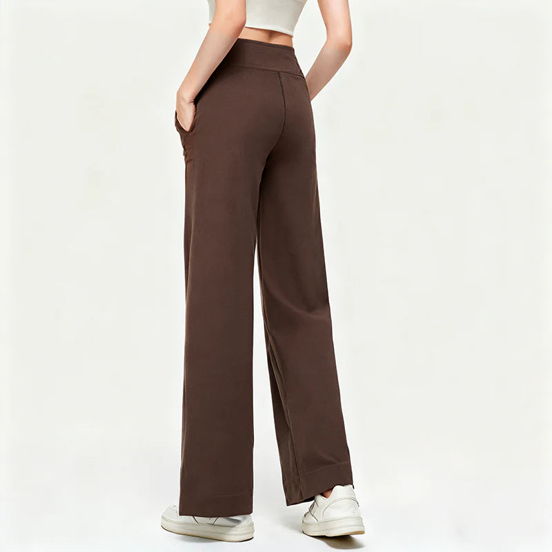 Business Casual High-Waist Wide Leg Pants G84605