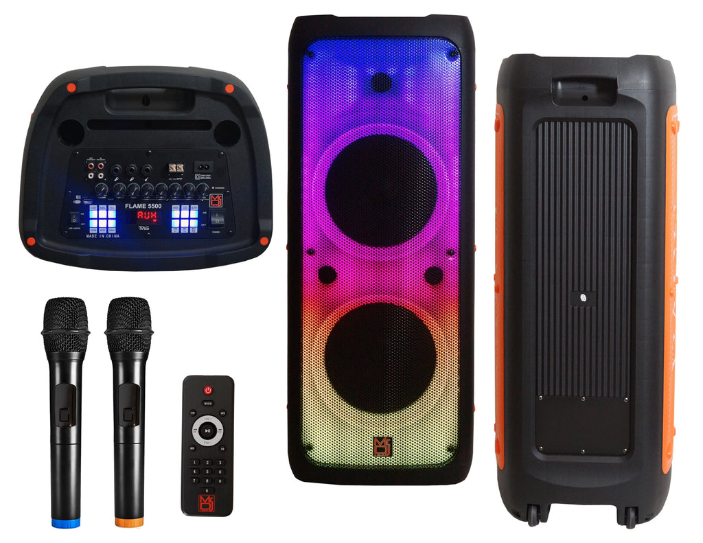 Portable Dual 12 3-Way Powered PA Loudspeaker P18189