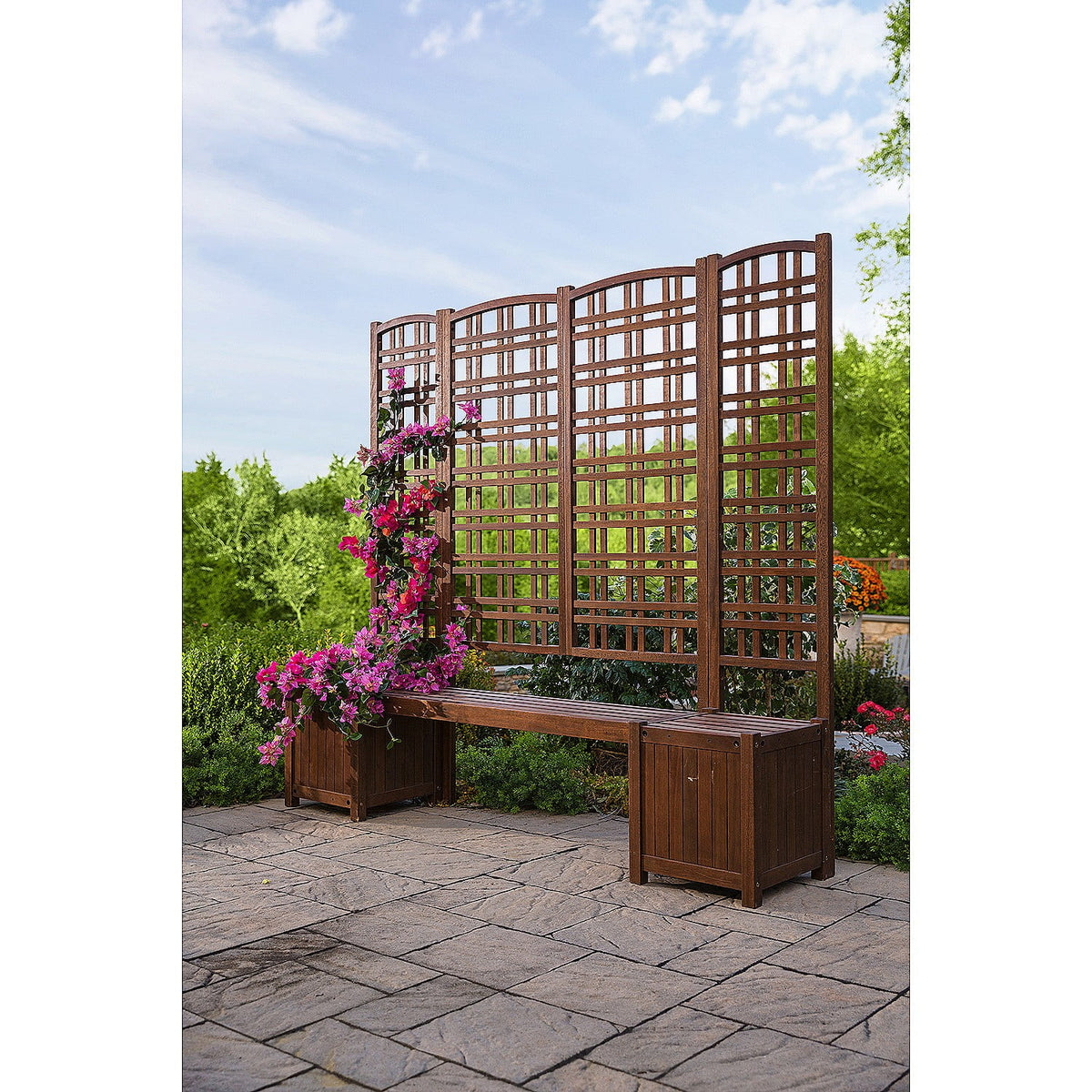Large Outdoor Eucalyptus Privacy Trellis U533