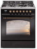 Black Dual Fuel Natural Gas Range Z285