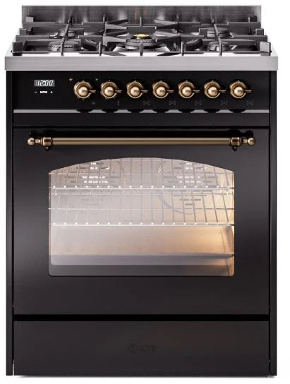 Black Dual Fuel Natural Gas Range Z285