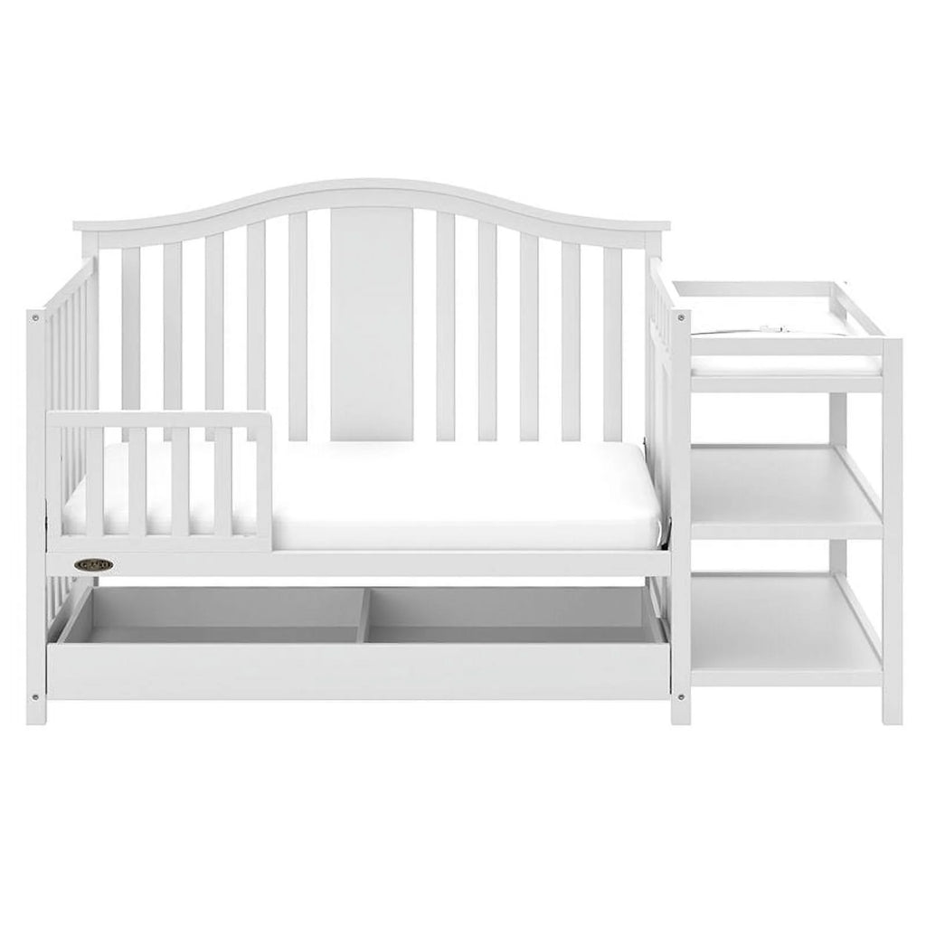 4-in-1 Convertible Crib and Changer with Drawer W110404