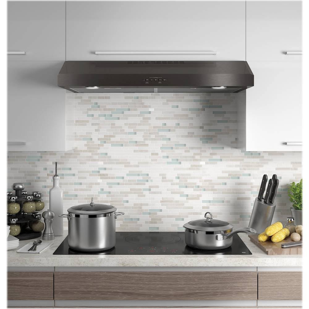 30-Inch Under-Cabinet Range Hood, Black Stainless T2565