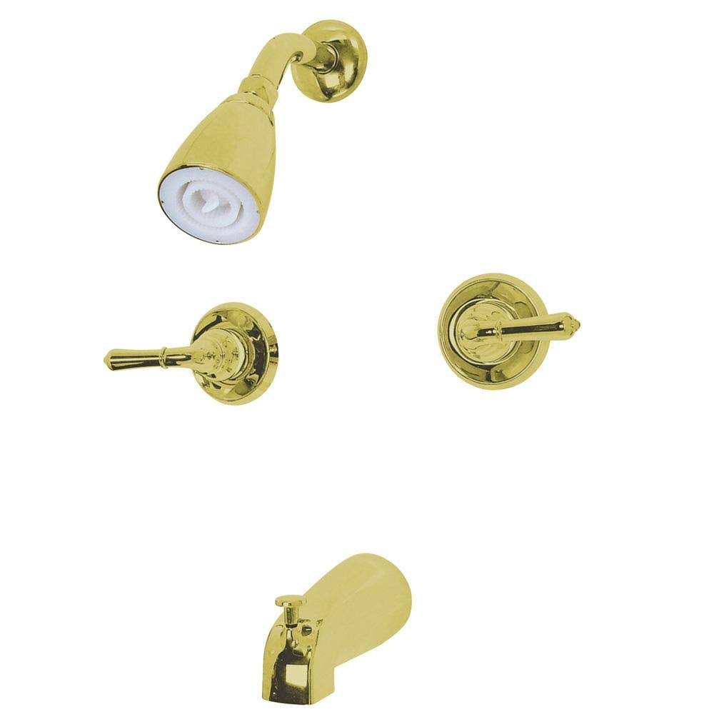 Polished Chrome Tub and Shower Faucet F721