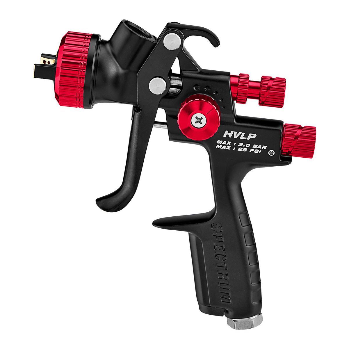 HVLP Gravity Feed Spray Gun with Side Fan Control C81580
