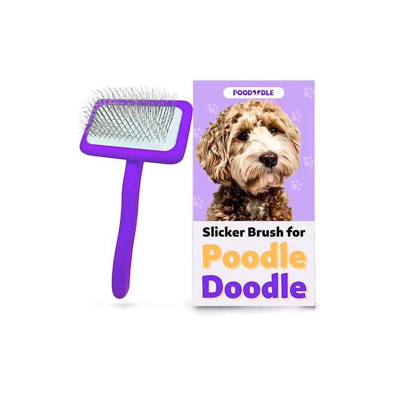 Long Pin Wood Dog Brush C160050